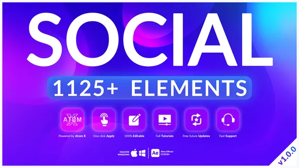 Image Preview پلاگین AtomX Social Pack