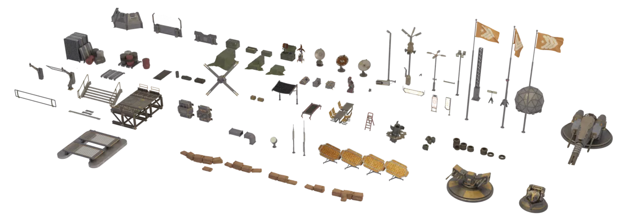 دانلود مدل سه بعدی جنگ آینده36Kitbash