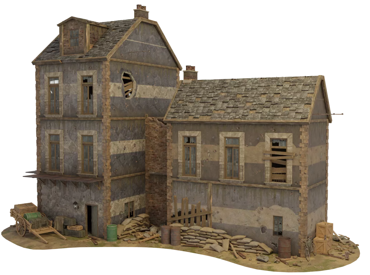 دانلود مدل سه بعدی جنگ جهانی11Kitbash