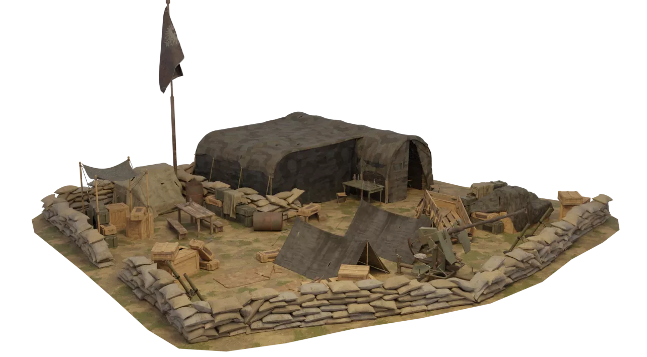 دانلود مدل سه بعدی جنگ جهانی14Kitbash