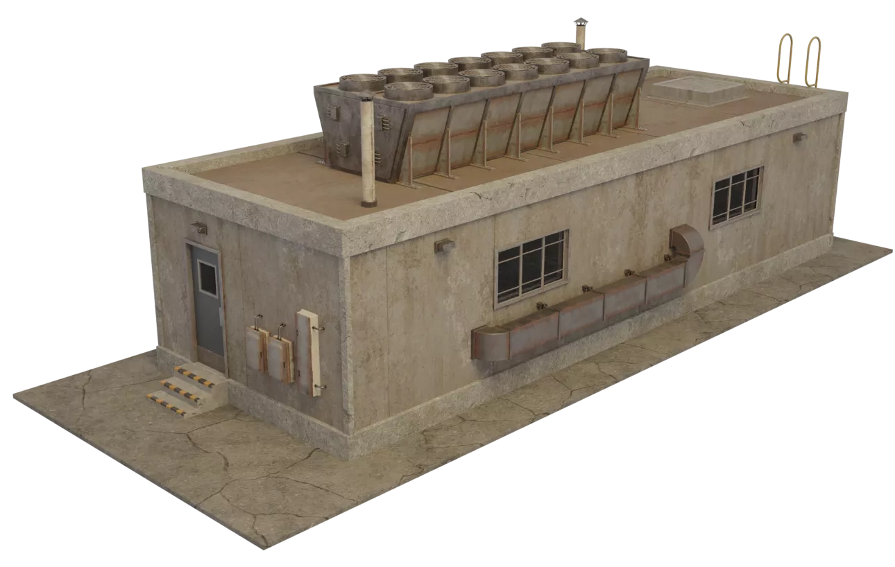 دانلود مدل سه بعدی پالایشگاه19Kitbash