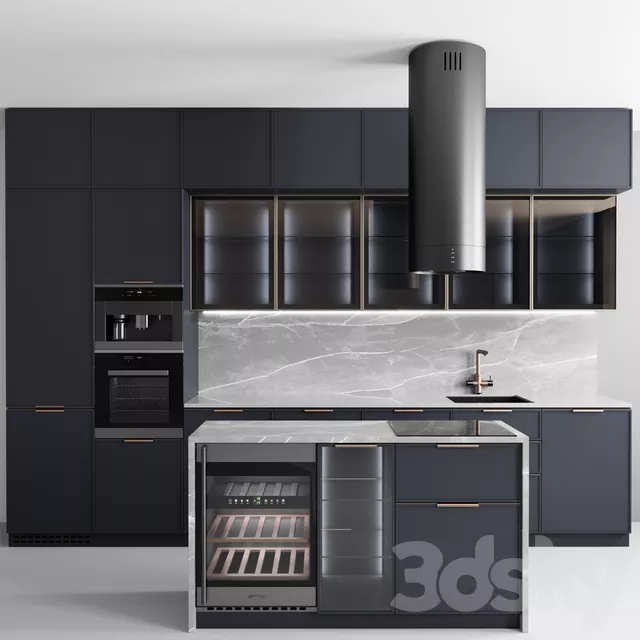 Modern_Kitchen_No_322_2H71 دانلود مدل سه بعدی کابینت10